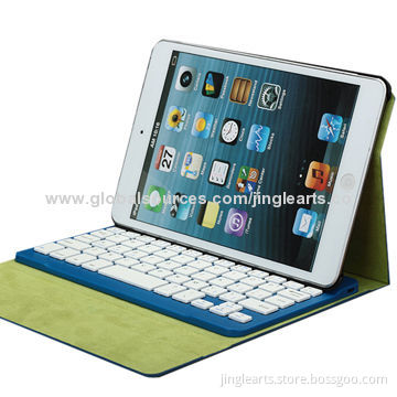 Bluetooth Keyboard with PU Case for iPad Mini